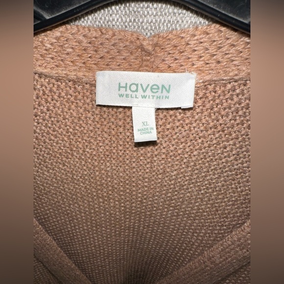 Have Tan Cable Knit Cardigan - Picture 3 of 6